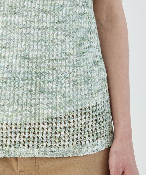 TOMORROWLAND / トゥモローランド ニット・セーター | カスリリネン ノースリーブプルオーバー | 詳細7