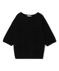 TOMORROWLAND / トゥモローランド ニット・セーター | ドライカノコ  ハーフスリーブ クルーネック プルオーバー