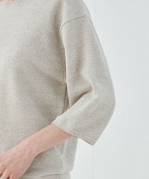 TOMORROWLAND / トゥモローランド ニット・セーター | ドライカノコ  ハーフスリーブ クルーネック プルオーバー | 詳細6