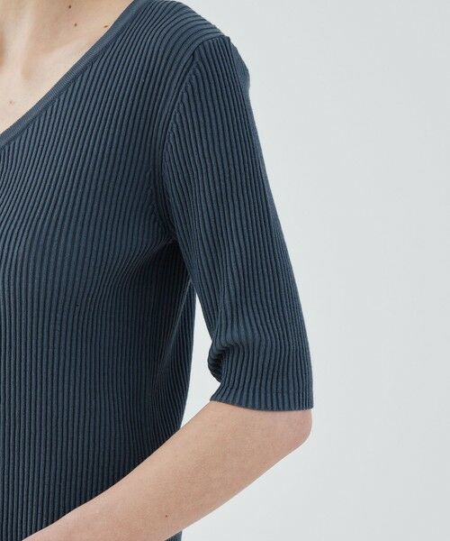 TOMORROWLAND / トゥモローランド カーディガン・ボレロ | ギザコットンリブ Vネックカーディガン | 詳細6