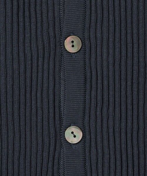 TOMORROWLAND / トゥモローランド カーディガン・ボレロ | ギザコットンリブ Vネックカーディガン | 詳細8