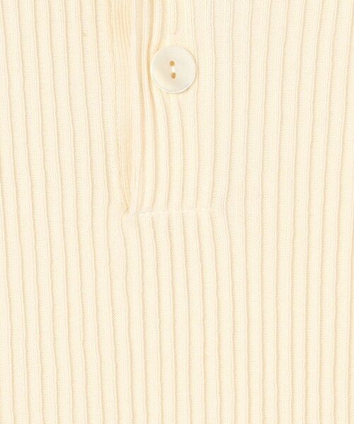 TOMORROWLAND / トゥモローランド ニット・セーター | ギザコットンリブ ポロカラープルオーバー | 詳細9