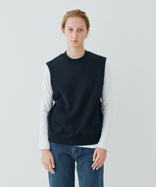 TOMORROWLAND / トゥモローランド スウェット | スビンウラケ クルーネックベスト | 詳細2