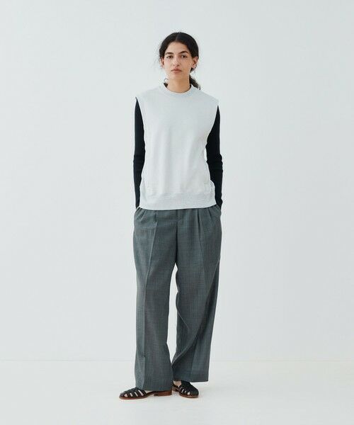 TOMORROWLAND / トゥモローランド スウェット | ラメウラケ クルーネックベスト | 詳細1