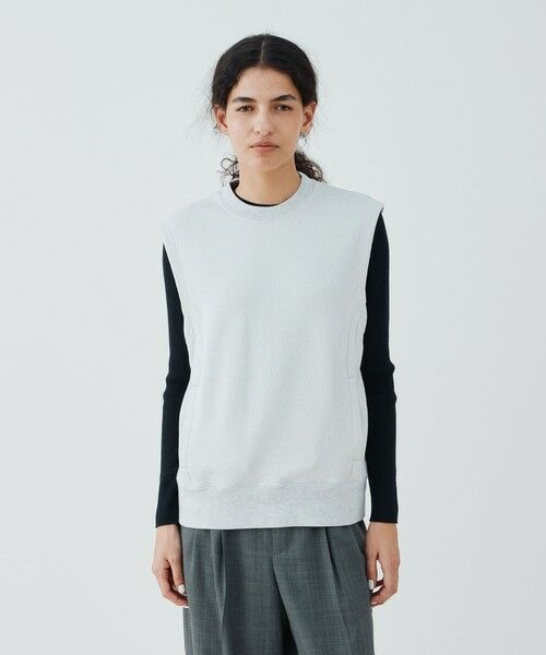 TOMORROWLAND / トゥモローランド スウェット | ラメウラケ クルーネックベスト | 詳細2