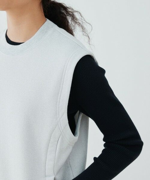 TOMORROWLAND / トゥモローランド スウェット | ラメウラケ クルーネックベスト | 詳細6