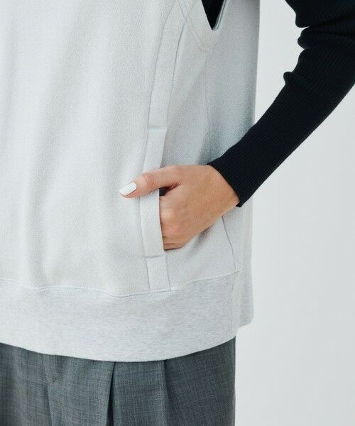 TOMORROWLAND / トゥモローランド スウェット | ラメウラケ クルーネックベスト | 詳細7