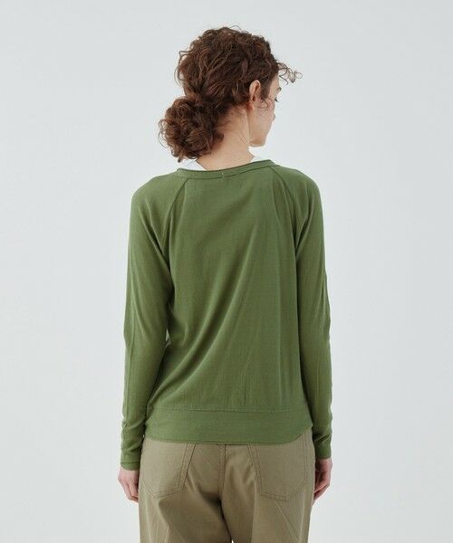 TOMORROWLAND / トゥモローランド Tシャツ | ガーゼフライス クルーネックカーディガン | 詳細14