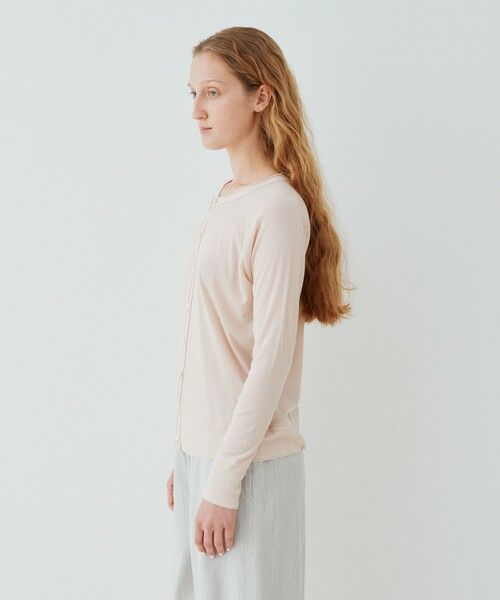 TOMORROWLAND / トゥモローランド Tシャツ | ガーゼフライス クルーネックカーディガン | 詳細3