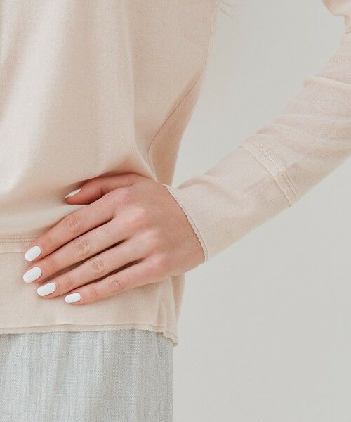 TOMORROWLAND / トゥモローランド Tシャツ | ガーゼフライス クルーネックカーディガン | 詳細6