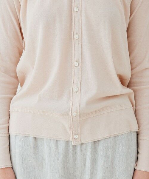 TOMORROWLAND / トゥモローランド Tシャツ | ガーゼフライス クルーネックカーディガン | 詳細7