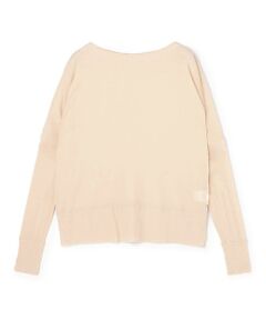 TOMORROWLAND / トゥモローランド Tシャツ | ガーゼフライス ボートネックプルオーバー