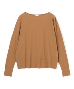 TOMORROWLAND / トゥモローランド Tシャツ | ガーゼフライス ボートネックプルオーバー