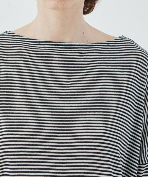 TOMORROWLAND / トゥモローランド Tシャツ | ガーゼフライス ボートネックプルオーバー | 詳細13