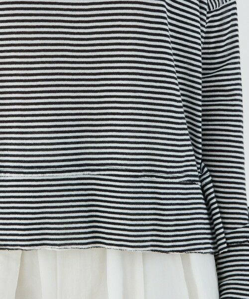 TOMORROWLAND / トゥモローランド Tシャツ | ガーゼフライス ボートネックプルオーバー | 詳細15