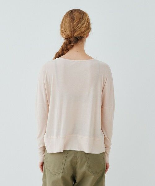 TOMORROWLAND / トゥモローランド Tシャツ | ガーゼフライス ボートネックプルオーバー | 詳細4