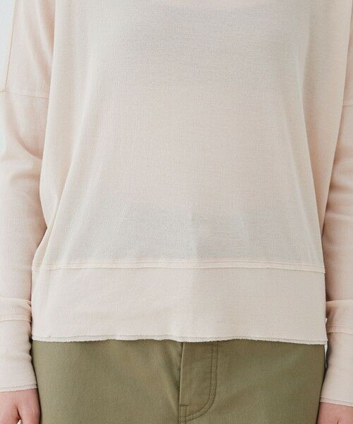 TOMORROWLAND / トゥモローランド Tシャツ | ガーゼフライス ボートネックプルオーバー | 詳細7