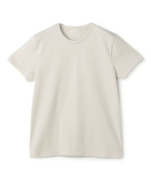 TOMORROWLAND / トゥモローランド Tシャツ | ファインコットン クルーネックTシャツ（13 ライトグレー）