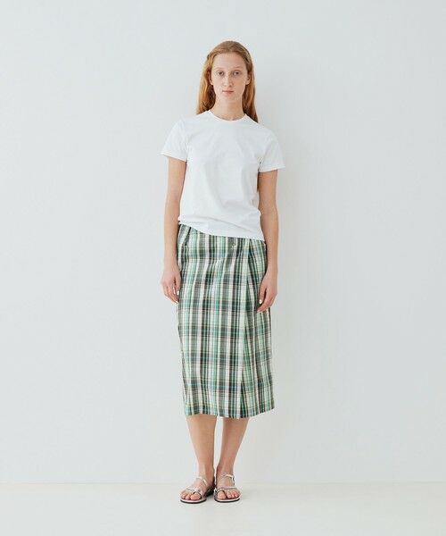 TOMORROWLAND / トゥモローランド Tシャツ | ファインコットン クルーネックTシャツ | 詳細1