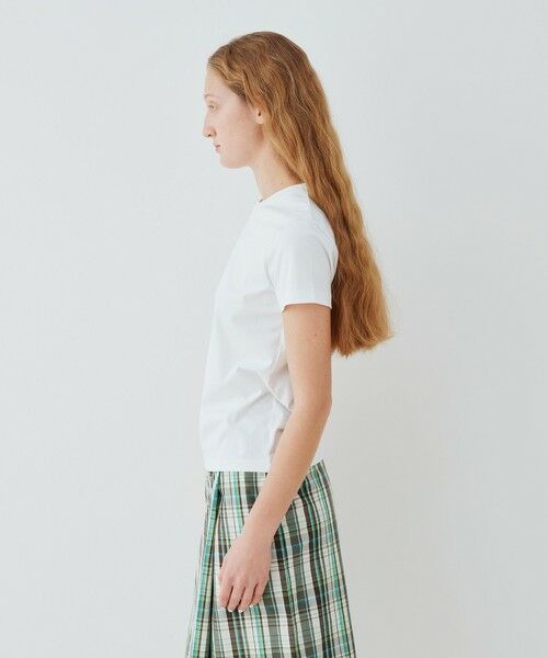 TOMORROWLAND / トゥモローランド Tシャツ | ファインコットン クルーネックTシャツ | 詳細3