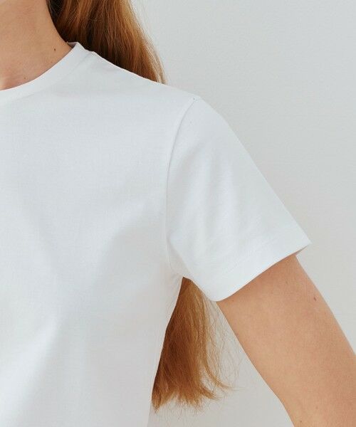 TOMORROWLAND / トゥモローランド Tシャツ | ファインコットン クルーネックTシャツ | 詳細6