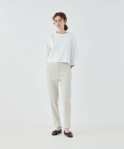 TOMORROWLAND / トゥモローランド その他パンツ | コットンリネンビスコース ストレッチ イージースリムパンツ | 詳細1
