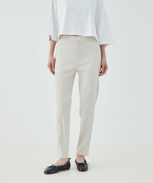 TOMORROWLAND / トゥモローランド その他パンツ | コットンリネンビスコース ストレッチ イージースリムパンツ | 詳細2