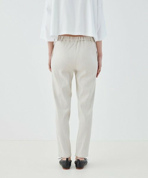 TOMORROWLAND / トゥモローランド その他パンツ | コットンリネンビスコース ストレッチ イージースリムパンツ | 詳細4