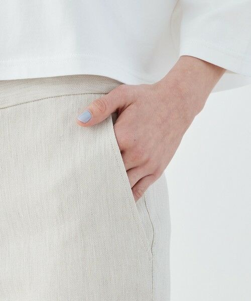 TOMORROWLAND / トゥモローランド その他パンツ | コットンリネンビスコース ストレッチ イージースリムパンツ | 詳細7