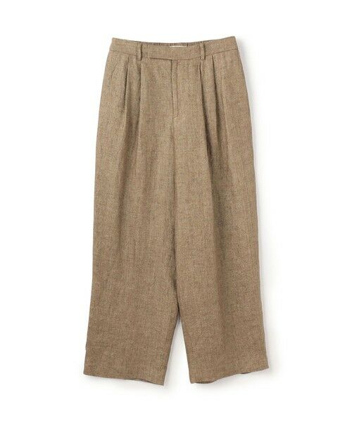 TOMORROWLAND / トゥモローランド その他パンツ | グリッターリネン ツータックパンツ(43 ベージュ)