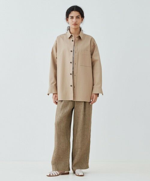 TOMORROWLAND / トゥモローランド その他パンツ | グリッターリネン ツータックパンツ | 詳細1