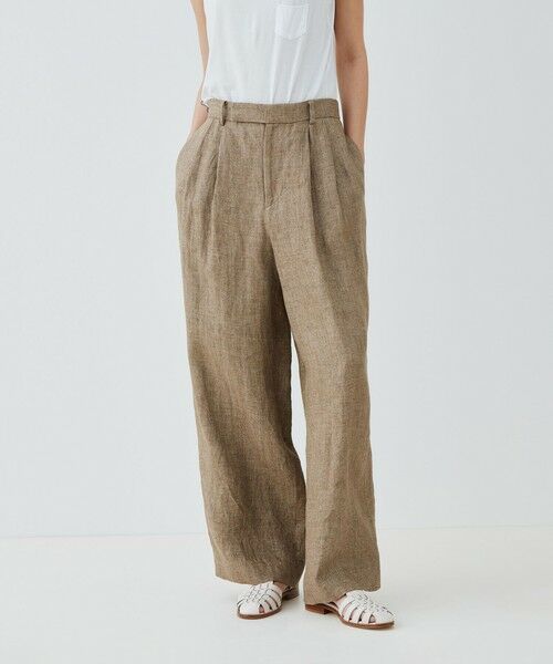 TOMORROWLAND / トゥモローランド その他パンツ | グリッターリネン ツータックパンツ | 詳細2