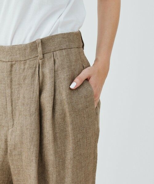 TOMORROWLAND / トゥモローランド その他パンツ | グリッターリネン ツータックパンツ | 詳細7