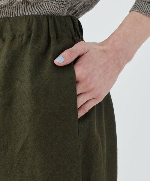 TOMORROWLAND / トゥモローランド その他パンツ | リネンポプリン イージーワイドパンツ | 詳細7