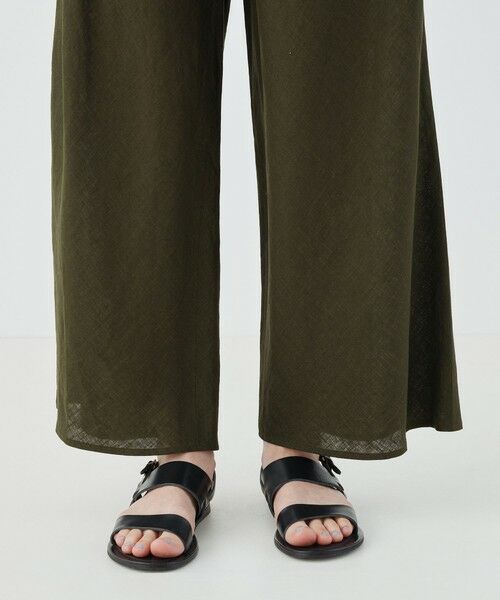 TOMORROWLAND / トゥモローランド その他パンツ | リネンポプリン イージーワイドパンツ | 詳細8