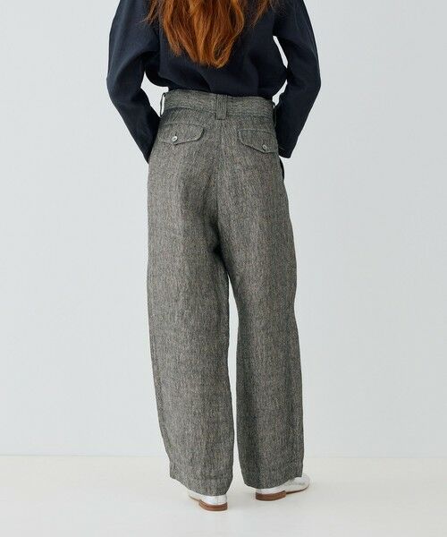 TOMORROWLAND / トゥモローランド その他パンツ | ヘリテージリネン アーミースラックスパンツ | 詳細4