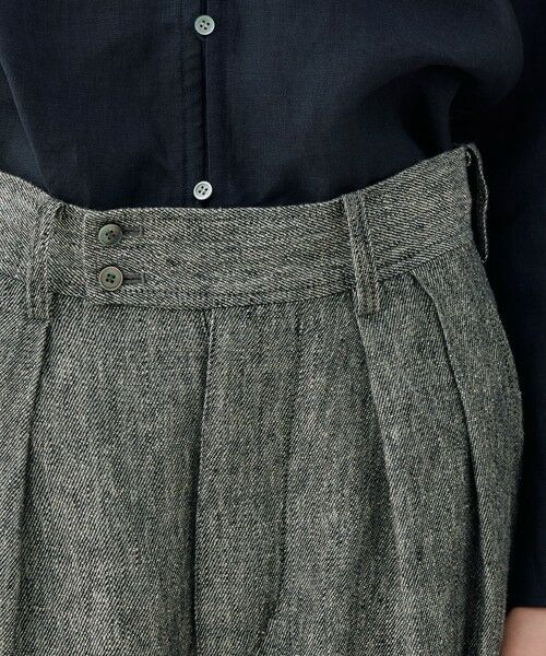 TOMORROWLAND / トゥモローランド その他パンツ | ヘリテージリネン アーミースラックスパンツ | 詳細5