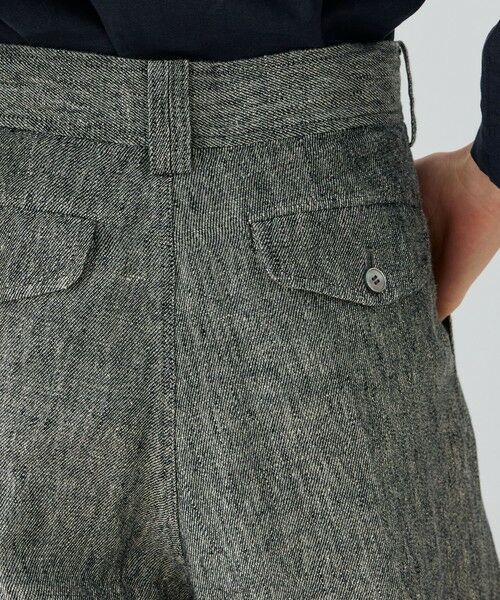 TOMORROWLAND / トゥモローランド その他パンツ | ヘリテージリネン アーミースラックスパンツ | 詳細6
