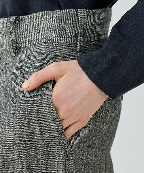 TOMORROWLAND / トゥモローランド その他パンツ | ヘリテージリネン アーミースラックスパンツ | 詳細7