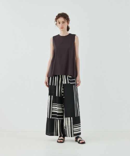 TOMORROWLAND / トゥモローランド その他パンツ | ランドレイヤープリント イージーワイドパンツ | 詳細1