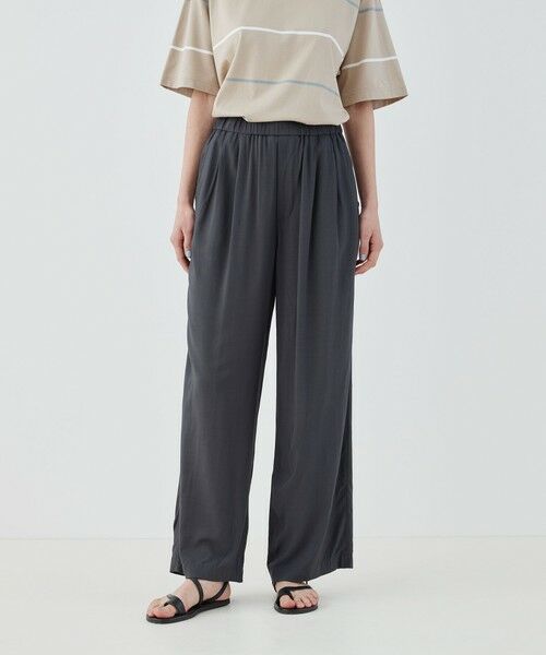 TOMORROWLAND / トゥモローランド その他パンツ | ウォッシャブルレーヨン イージーパンツ | 詳細2