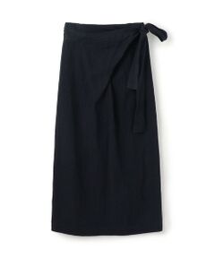 TOMORROWLAND / トゥモローランド ロング・マキシ丈スカート | マリンカナパ オーバーラップスカート