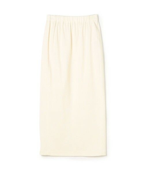 TOMORROWLAND / トゥモローランド ロング・マキシ丈スカート | コットンリネンビスストレッチ イージーIラインスカート(11 ホワイト)