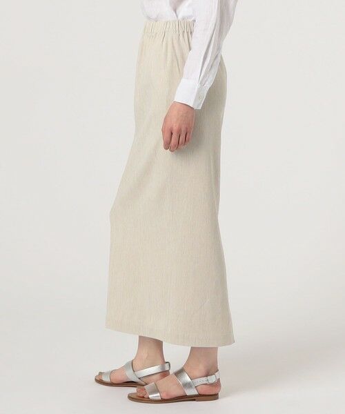 TOMORROWLAND / トゥモローランド ロング・マキシ丈スカート | コットンリネンビスストレッチ イージーIラインスカート | 詳細3