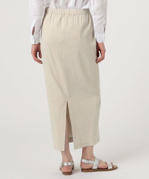 TOMORROWLAND / トゥモローランド ロング・マキシ丈スカート | コットンリネンビスストレッチ イージーIラインスカート | 詳細4