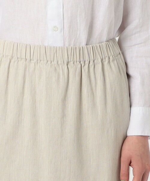 TOMORROWLAND / トゥモローランド ロング・マキシ丈スカート | コットンリネンビスストレッチ イージーIラインスカート | 詳細5