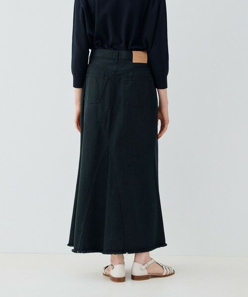 TOMORROWLAND / トゥモローランド デニムスカート | ヴィンテージアイランドデニム ヘムフレアスカート | 詳細4