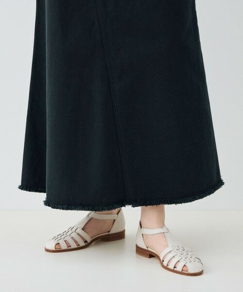 TOMORROWLAND / トゥモローランド デニムスカート | ヴィンテージアイランドデニム ヘムフレアスカート | 詳細8