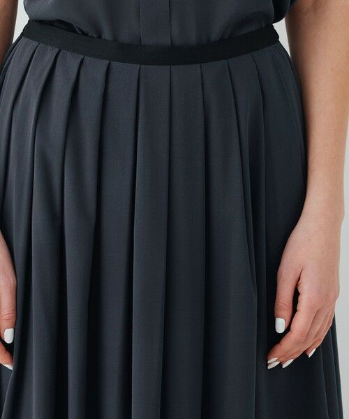 TOMORROWLAND / トゥモローランド ロング・マキシ丈スカート | ライトシルクストレッチ イージータックスカート | 詳細5