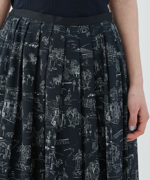 TOMORROWLAND / トゥモローランド ロング・マキシ丈スカート | LandScapeシルクストレッチ イージータックスカート | 詳細13